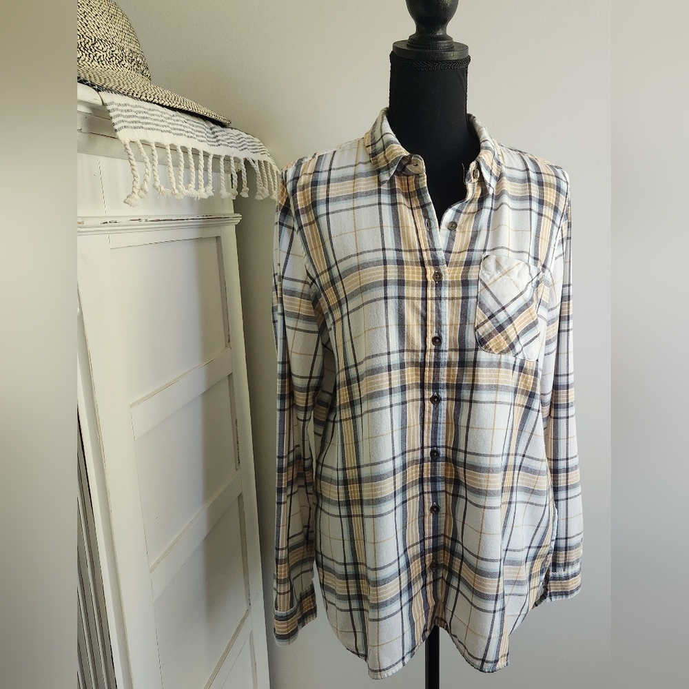 TRUE CRAFT SUPER SOFT PLAID FLANNEL SHIRT